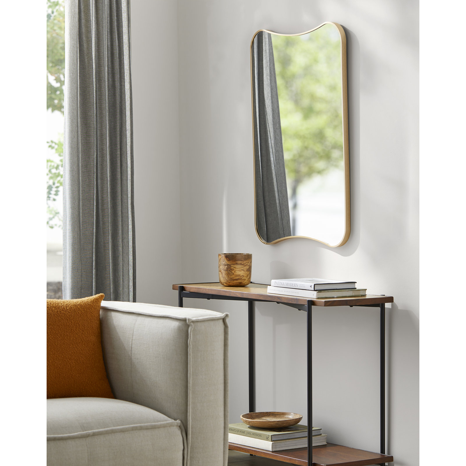 Bellona 24" Asymmetrical Mirror