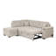 Canapé-lit de 84,75 po, canapé-lit gigogne 2 en 1 avec repose-pieds avec rangement pour le salon, le canapé de la chambre et le petit appartement, beige-1105886104