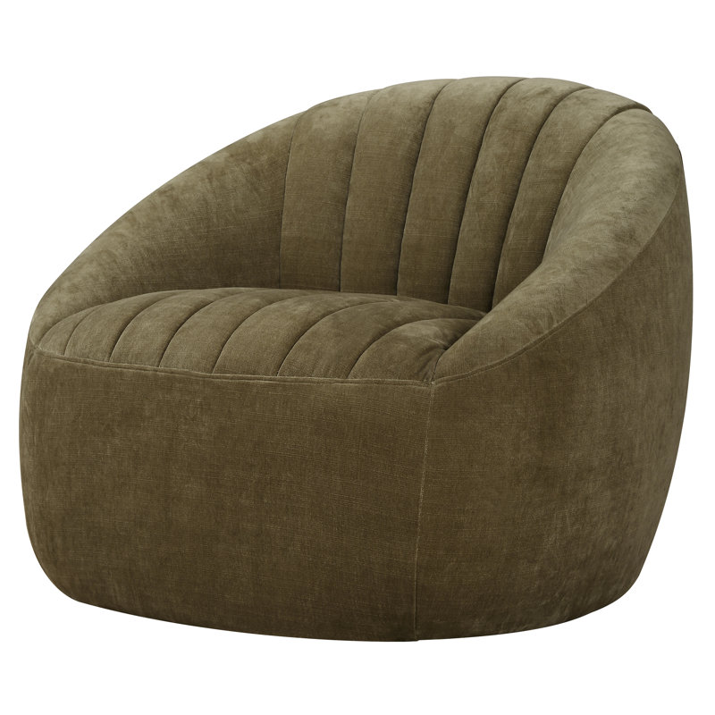 Hendrix Channel Tufted Swivel Chair