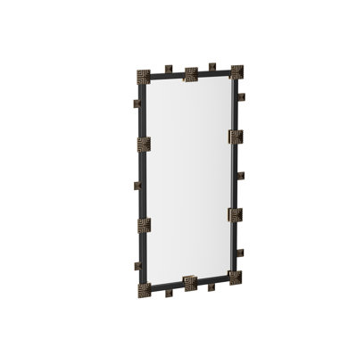 Iron Frame Rectangle Mirror