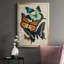 Collage de papillons I, impression sur papier-614131383-614131373