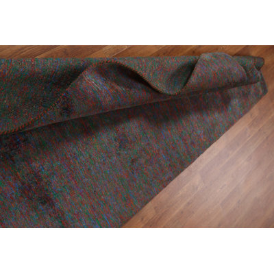 Tapis oriental contemporain en laine Gabbeh noué à la main 4 x 6