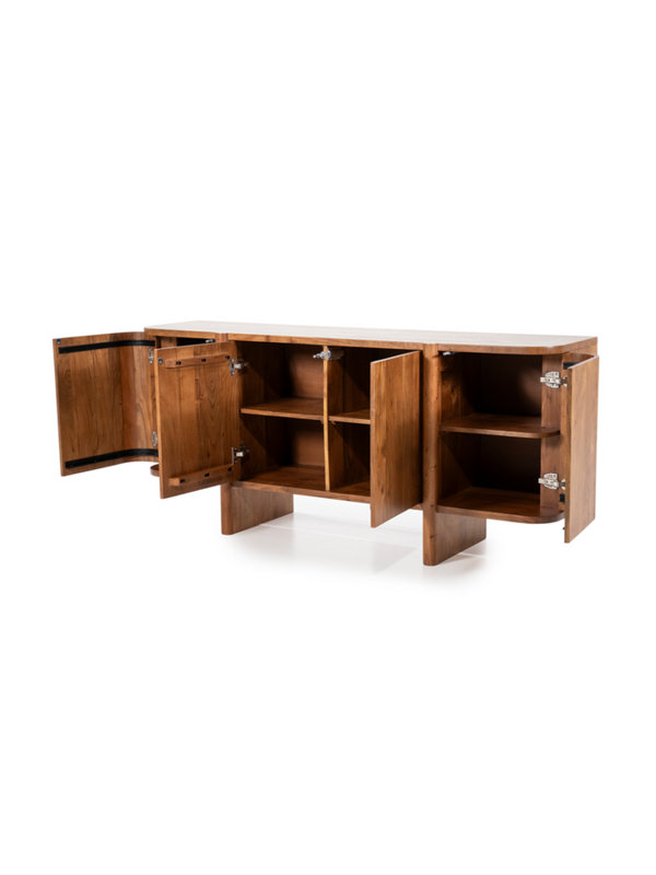 Buffet en bois massif de 67 po de largeur Julian