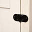 Armoire de rangement style porte de grange - blanc avec portes et design pratique
