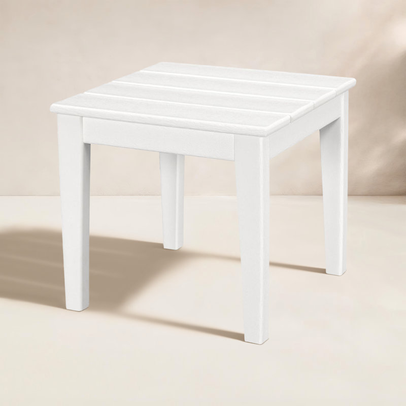 POLYWOOD Newport 18" End Table, White