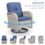 Chaise berçante d'extérieur en osier Dodington-88366731-88366729