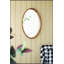 Miroir mural 24 po x 36 po avec cadre en bois rustique, parfait pour le décor de maison de campagne