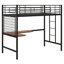 Lit mezzanine en métal avec bureau Dilana-1011321430