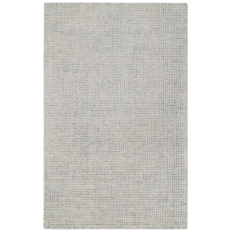Tapis Wander, Ivoire/bleu, Rectangulaire 3 pi x 5 pi