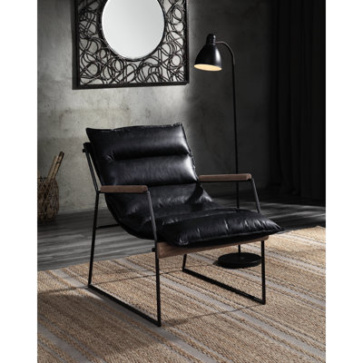 Chaise en cuir avec revêtement - Option de couleur de revêtement de style base de traîneau
