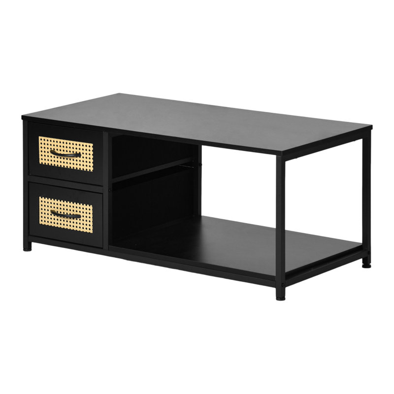 Alyre Four Leg Coffee Table with Storage