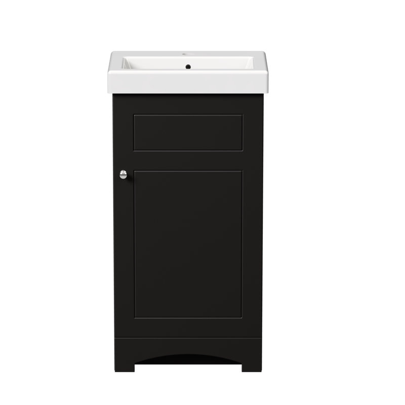 Ensemble de meuble-lavabo simple 18 po MagickWoods Buchan (économiseur d'espace), Espresso (chocolat noir)