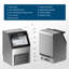Electactic 80lbs/day Commercial Ice Maker,produces 36 Bullet Ice Cubes Per Cycle (11-20 Mins), 13lbs Storage, Stainless Steel Housing, Auto Clean Function, Lcd Panel For Home/bar/cafe Use