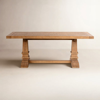 Vienna 78" Pine Dining Table