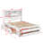 Queen Size Platform Bed With Drawers-1305970989