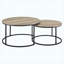 Ensemble de tables basses gigognes 2 pièces Rustic