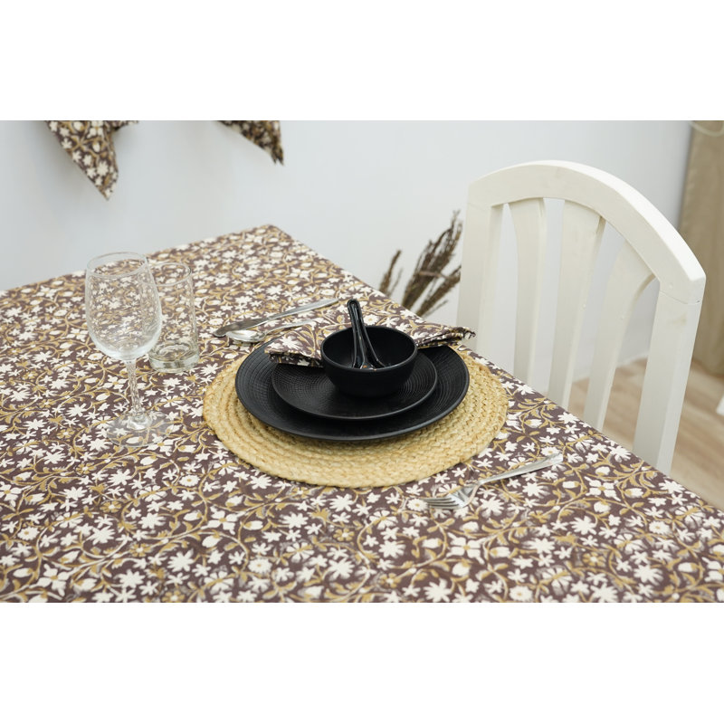 Ensemble de serviettes de table en coton brun 18 x 18 pouces Fabividine, Mahalxmi, {lot de 10}