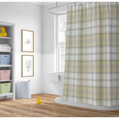 Bully Plaid Ultra-Thin Lightweight Shower Curtain
