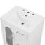 Meuble-lavabo 24 po avec lavabo, meuble-lavabo avec deux tiroirs et porte, tablette réglable, bois massif et panneau de fibres à densité moyenne-271755703
