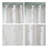 Palm Leaf Burnout Window Sheer White-685072444