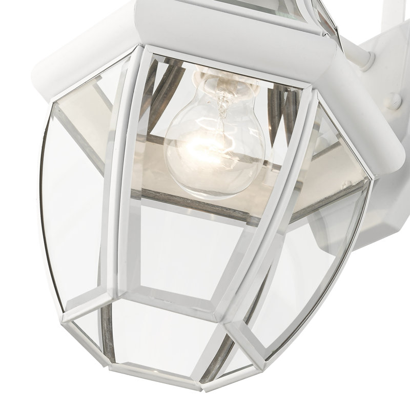 Alexavier Solid Brass Wall Light, White