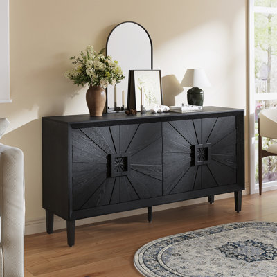 60" Premium Rustic American Farmhouse Credenza