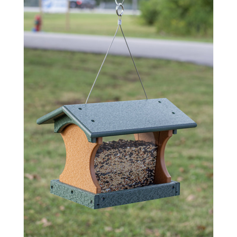Mangeoire d'oiseaux à trémie suspendue