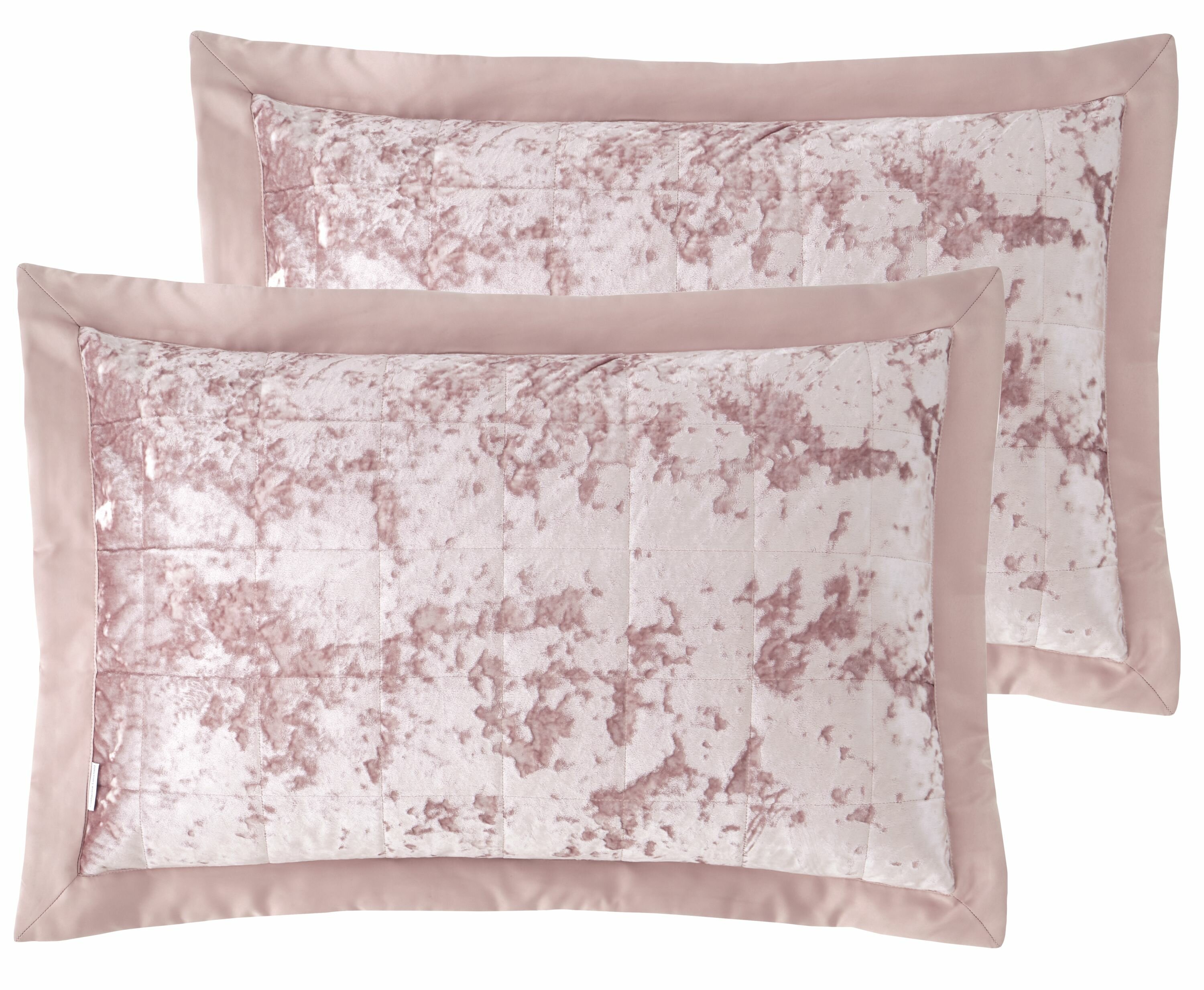 Catherine Lansfield Crushed Velvet Pillowsham Pair, Polyester