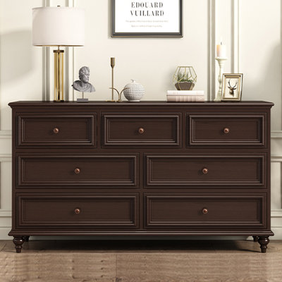 Dark Walnut Solid Wood Accent Cabinet