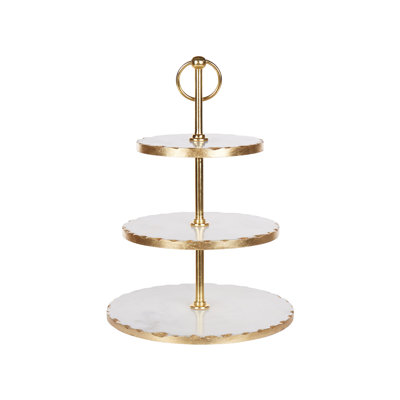 Barbot Marble Tiered Stand