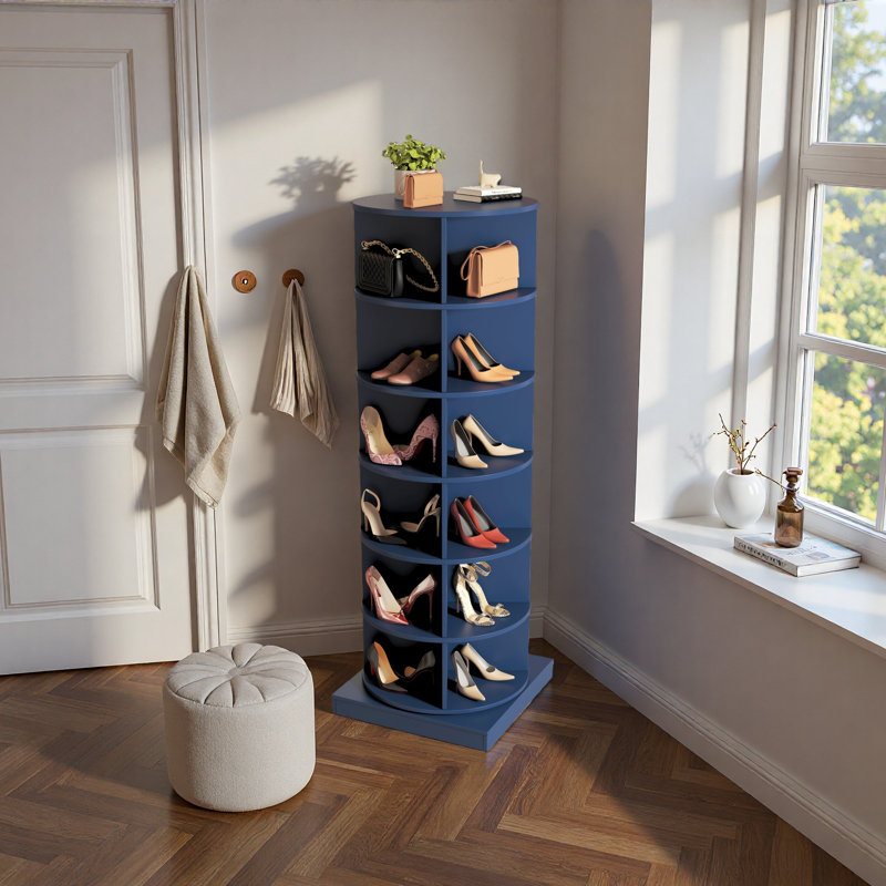 Armoire à chaussures 360 360 °, Bleu