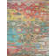Tapis décoratif multicolore à motif abstrait et à motif traditionnel rétro de la collection Barcelona-1072141729