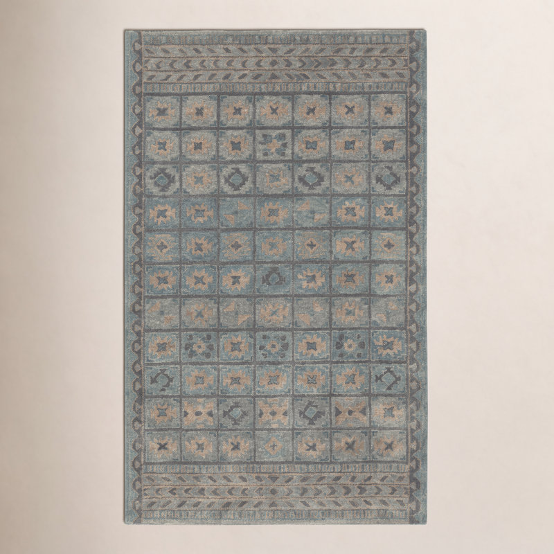 Allison Hand Tufted Wool Indoor Rug, Rectangle 5' x 8'
