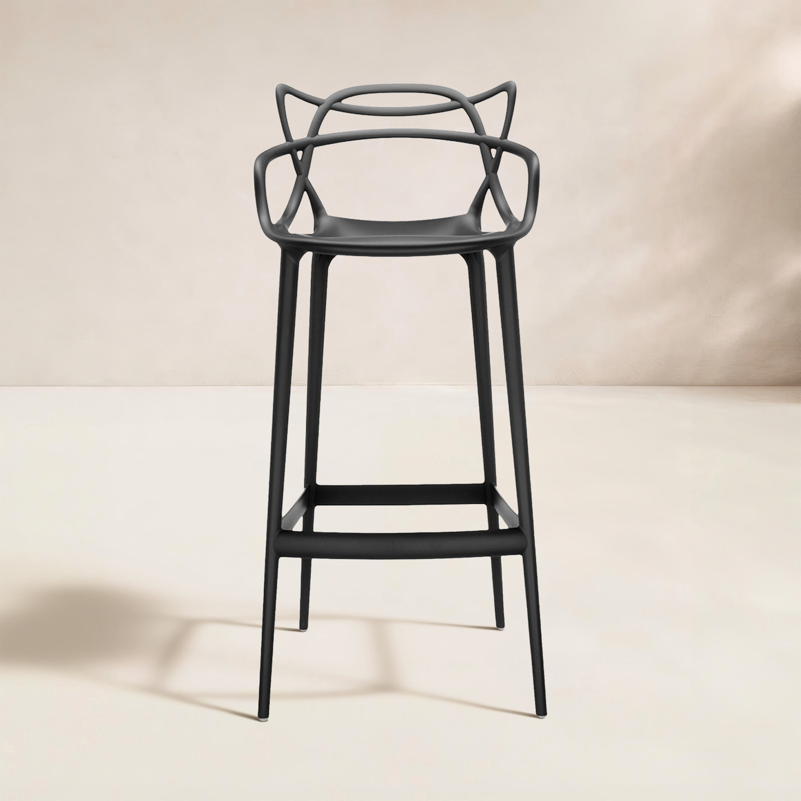Masters Outdoor Bar Stool, Black, Bar