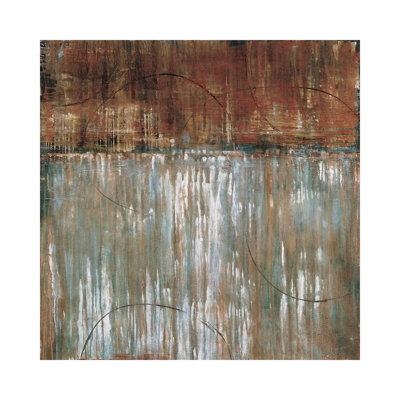 Steel Arcs by Liz Jardine - Wrapped Canvas Painting