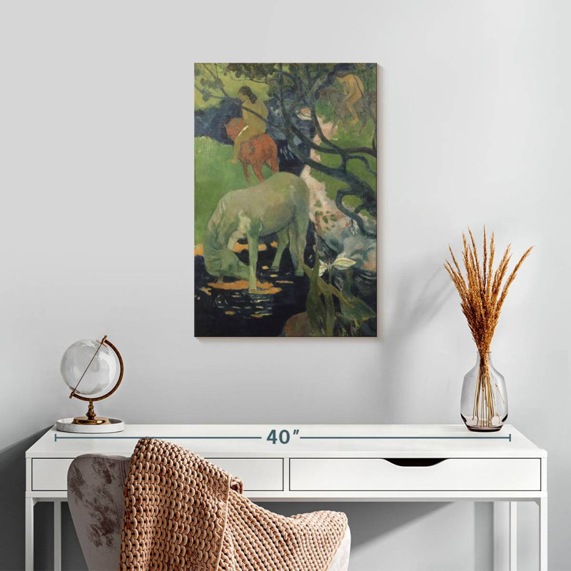 Brampt The White Horse, 24" H x 16" W