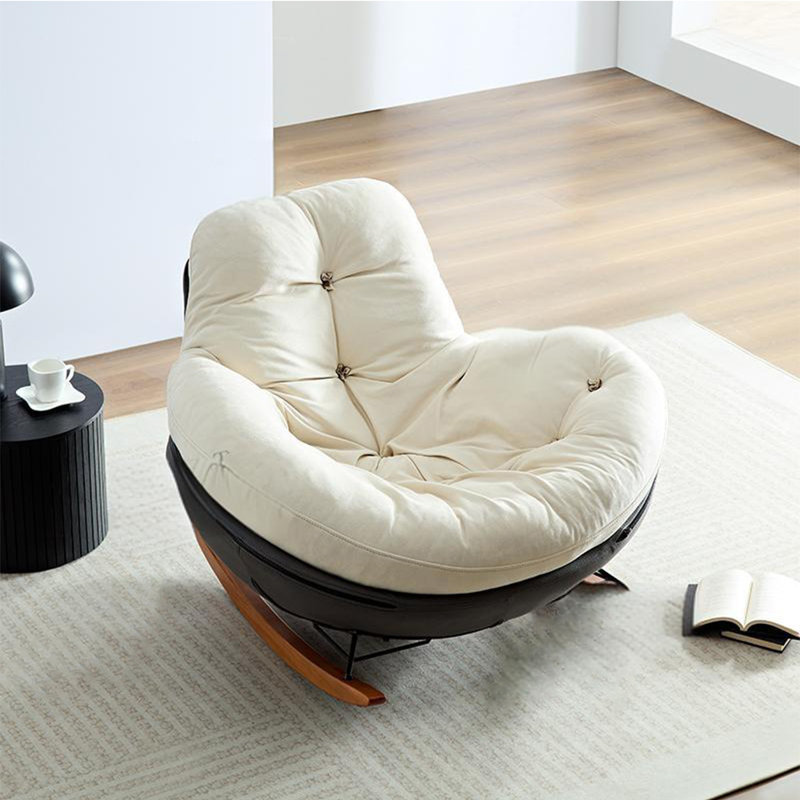 Chaise berçante de salon décontractée minimaliste Home