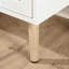 Astbury 6 Rattan Drawer White Chest