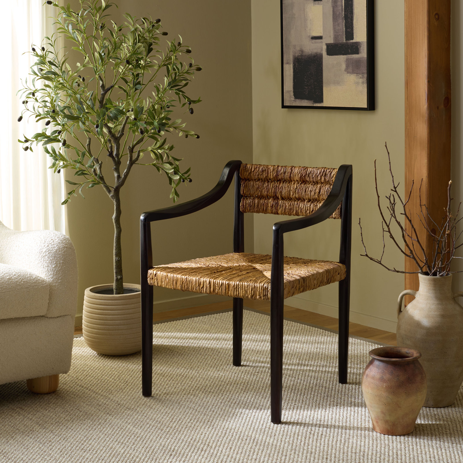 Elsie Abaca Dining Chair