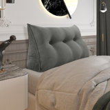 Sit-up Back Comfort Corduroy Backrest Bed Back Support Headboard Wedge Reading Pillow