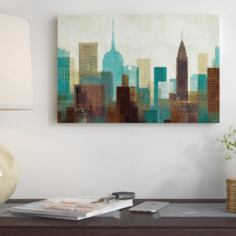 «Summer in the City», reproduction d'art sur toile, H 12 po x l 18 po x P 1,5 po