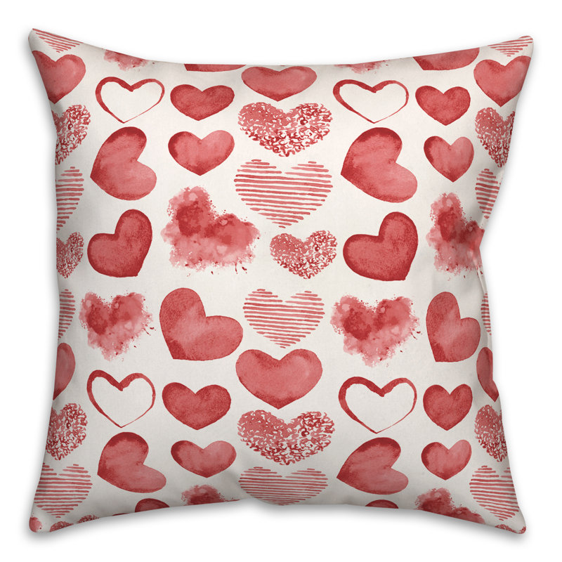 No Pattern And Not Solid Color Reversible Throw Pillow