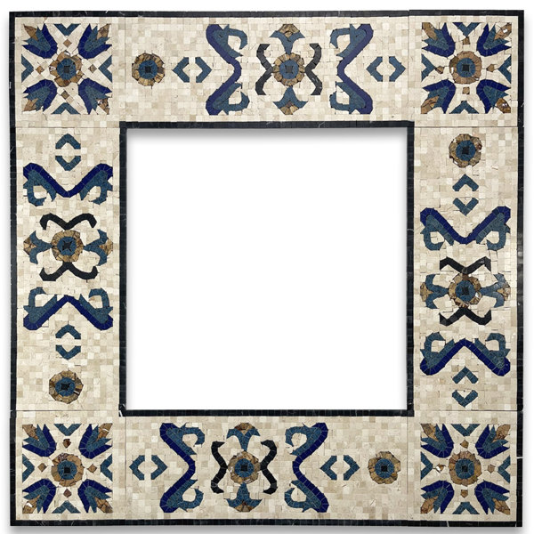 7.1" x 17.3" Marble Mosaic Wall & Floor Tile