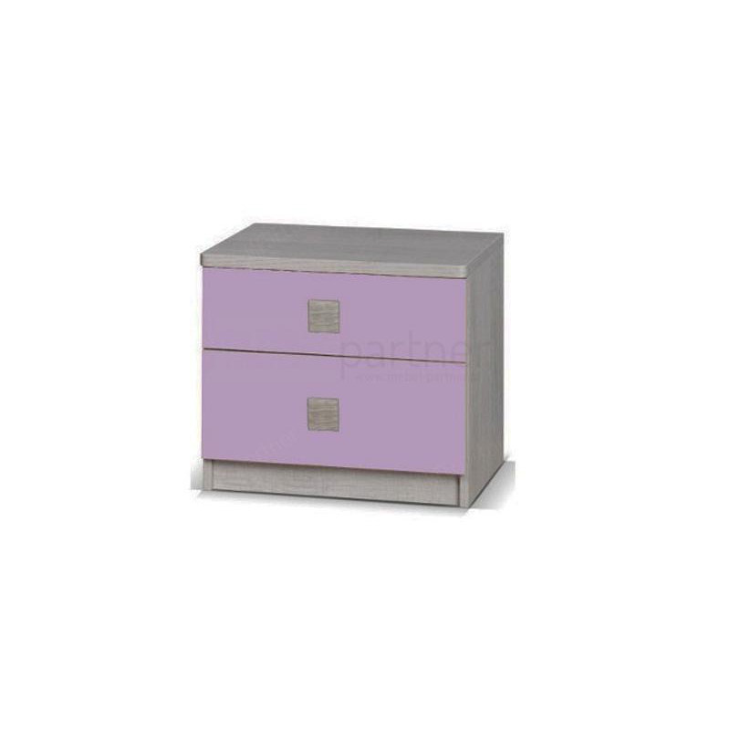 50cm W Manufactured Wood Bedside Table