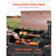 Surface de cuisson électrique de 575 pieds carrés pour barbecue