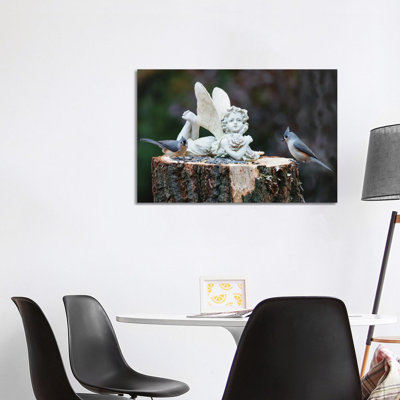 Titmouse Lunch by David Gardiner - Gallery-Wrapped Canvas Giclée on Canvas