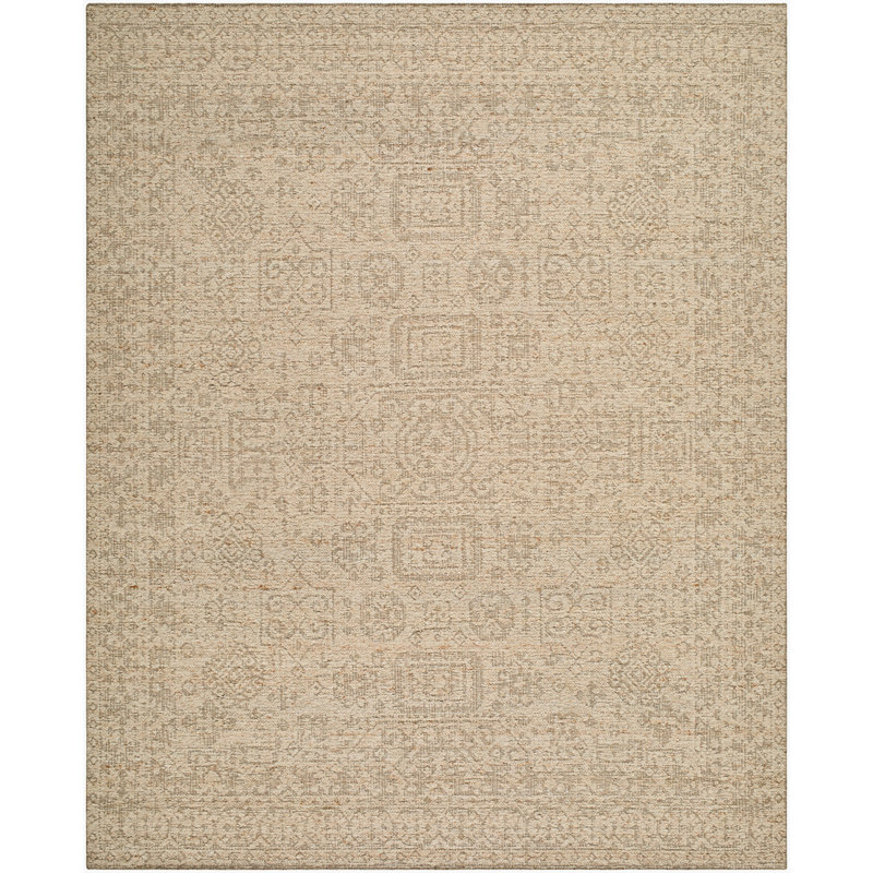 Exquisite Area Rug in Beige, Rectangle 8' x 10'