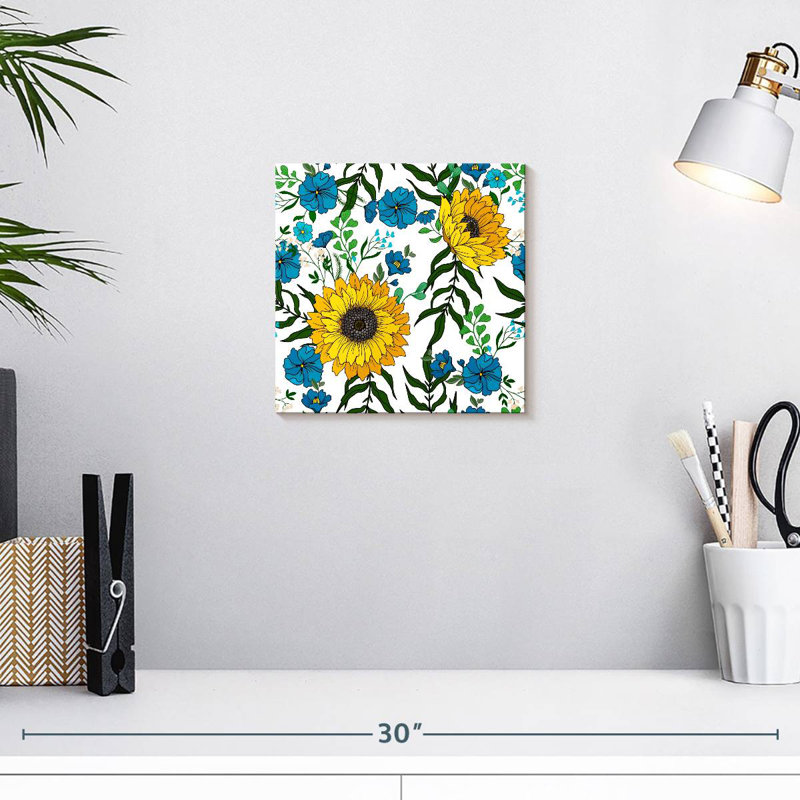 Harnek tournesols dans le jardin, H 10 po x l 10 po