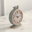 Horloge de foyer décorative en étain avec finition ornée d'oiseaux-94439824