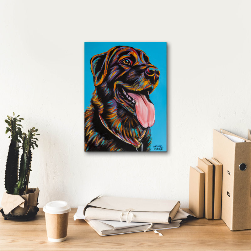 "Labs" par Carolee Vitaletti, H 16 po x l 12 po x P 0,75 po